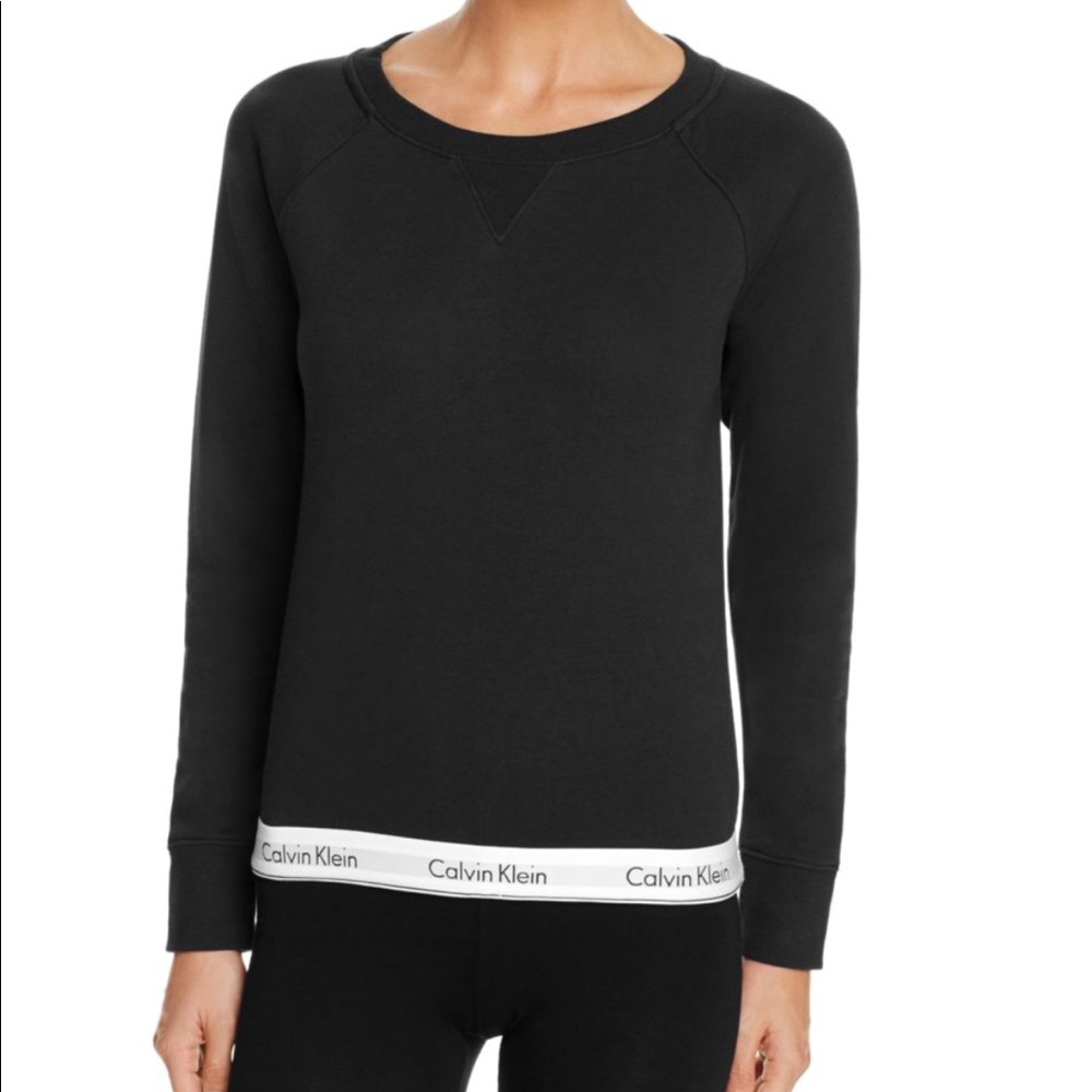 Calvin Klein Modern Crewneck Lounge Sweatshirt
